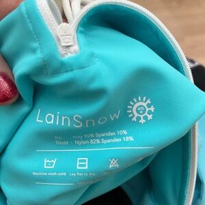 Lainsnow swim 6/12m nwt